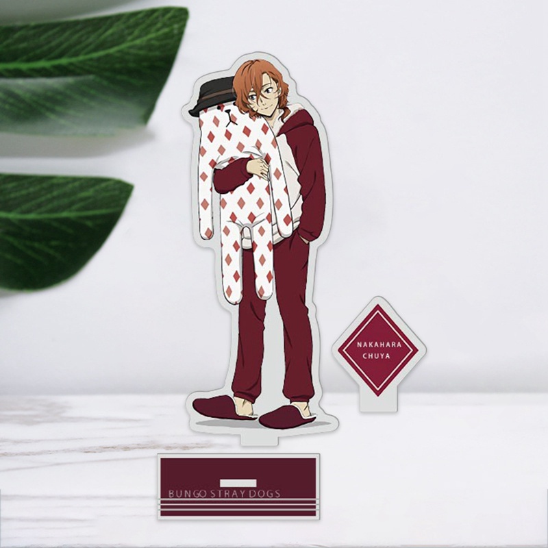 Mô hình chú chó Stray Dogs bằng acrylic có giá đỡ để bàn trang trí