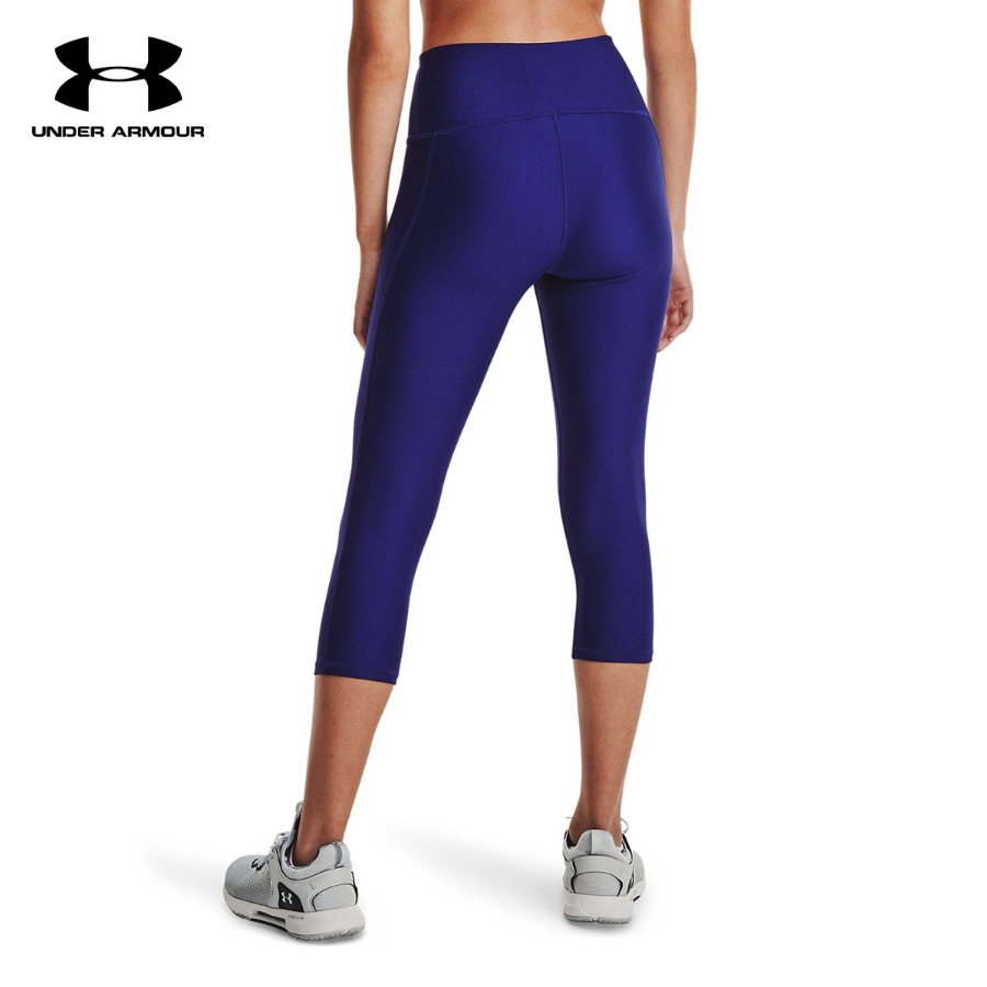 Quần legging thể thao nữ Under Armour HeatGear® Armour No-Slip Waistband Capris - 1365334-415