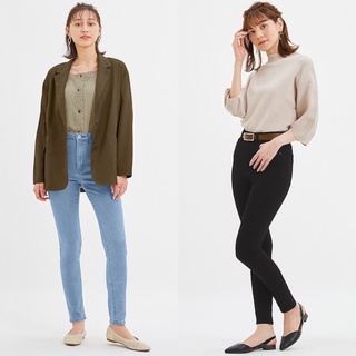 Quần bò skinny nữ thanh lịch, thời trang của GU - Nhật