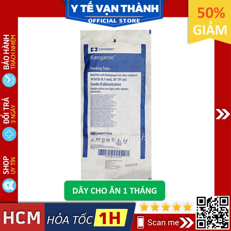 ✅ Dây Cho Ăn 1 Tháng: Covidien K.Kangaroo -VT0252 | Y Tế Vạn Thành