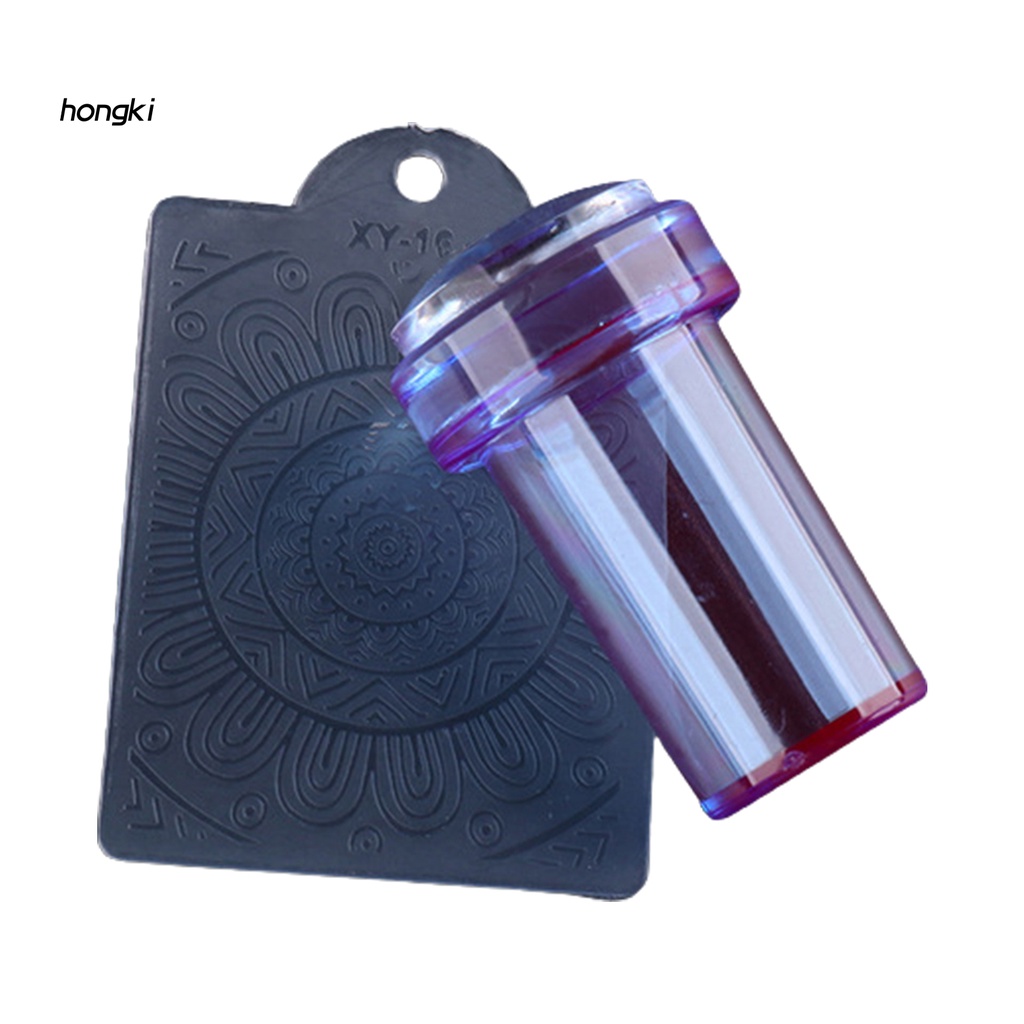 [Hàng mới về] Tem in họa tiết trang trí móng nghệ thuật mini bằng silicon đàn hồi tốt