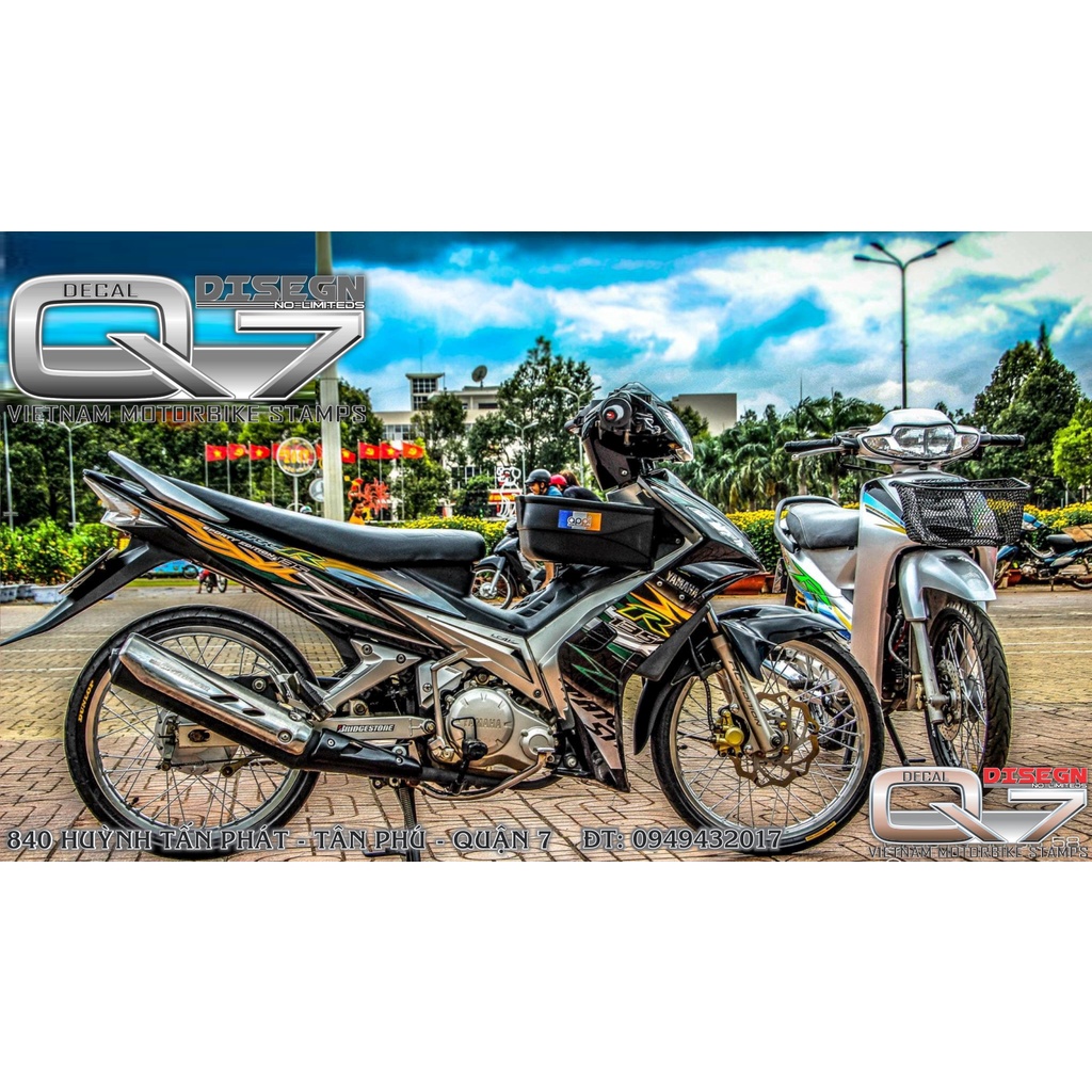 TEM RỜI EXCITER 2010 SPARK HOA VĂN