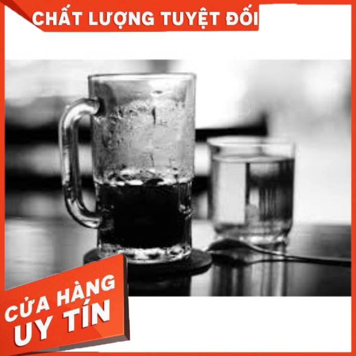 [Giá tại xưởng] Cốc Thủy Tinh - Bộ 6 Cốc Thủy Tinh Có Quai Uống Bia, Uống Nước