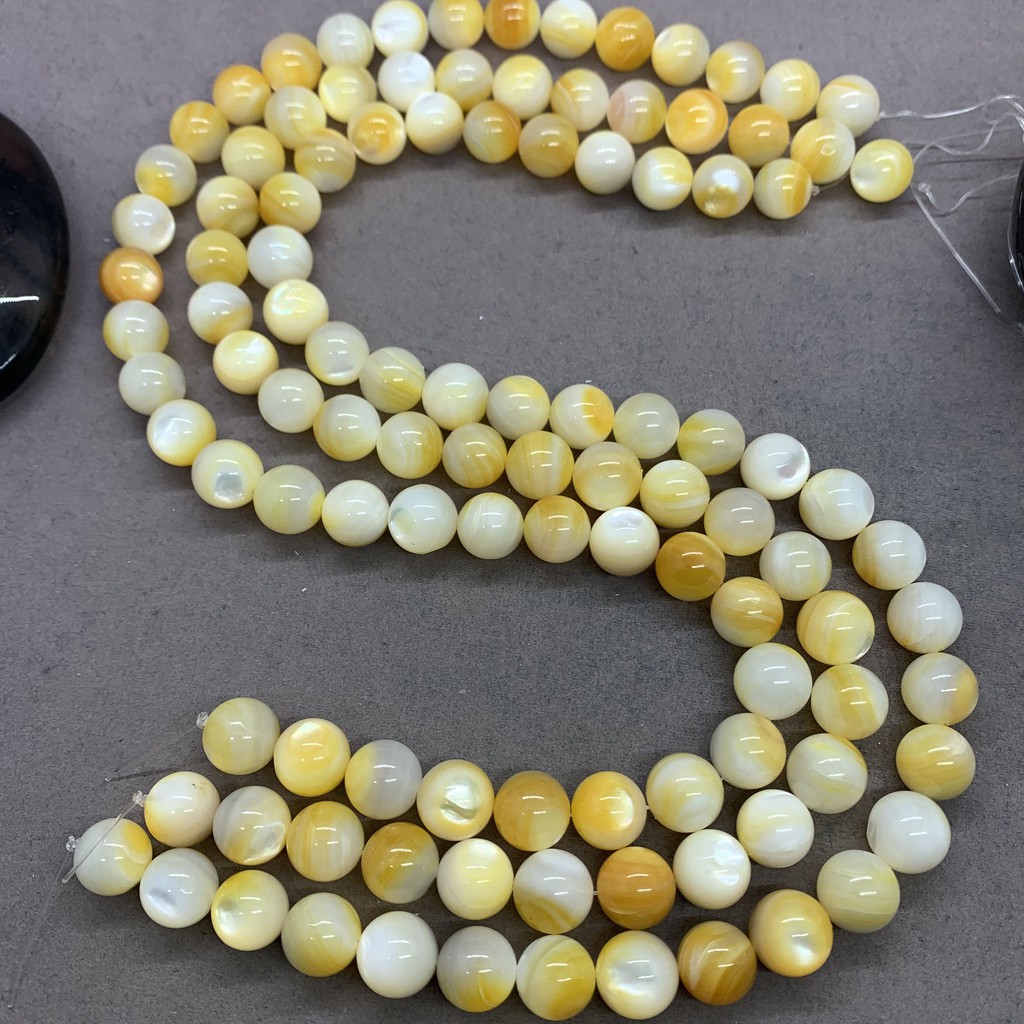 Chuỗi Hạt Ngọc Trai 4-10mm Hình Bướm Vỏ Sò Vàng Tự Nhiên Dùng Làm Trang