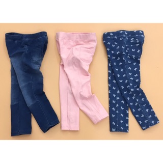 Quần jegging da cá giả jean cho bé gái Lupilu (hàng xuất sang Đức)