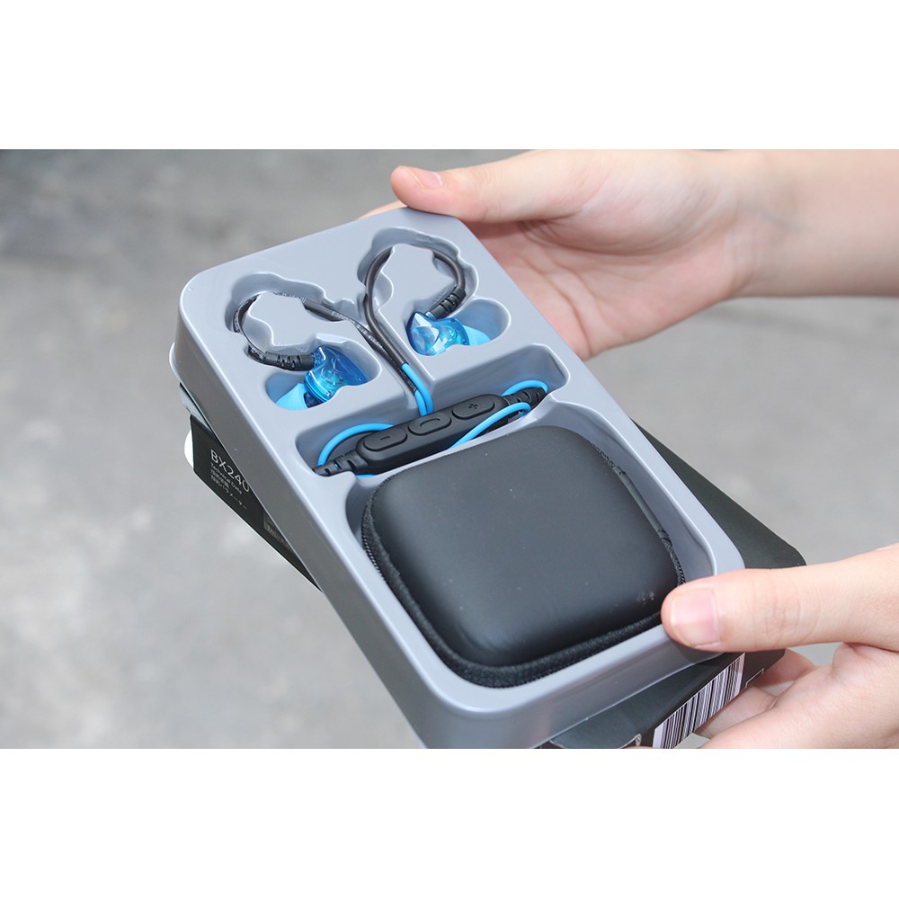 [Mã ELFLASH5 giảm 20K đơn 50K] Plextone BX240 - Tai Nghe Bluetooth Thể Thao - Chống Thấm Nước Hiệu Quả+ Tặng Hộp Đựng