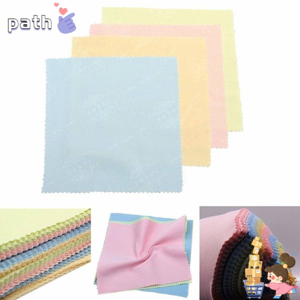 10 khăn sợi nhỏ nhiều màu lau màn hình điện thoại/ mắt kính đa năng