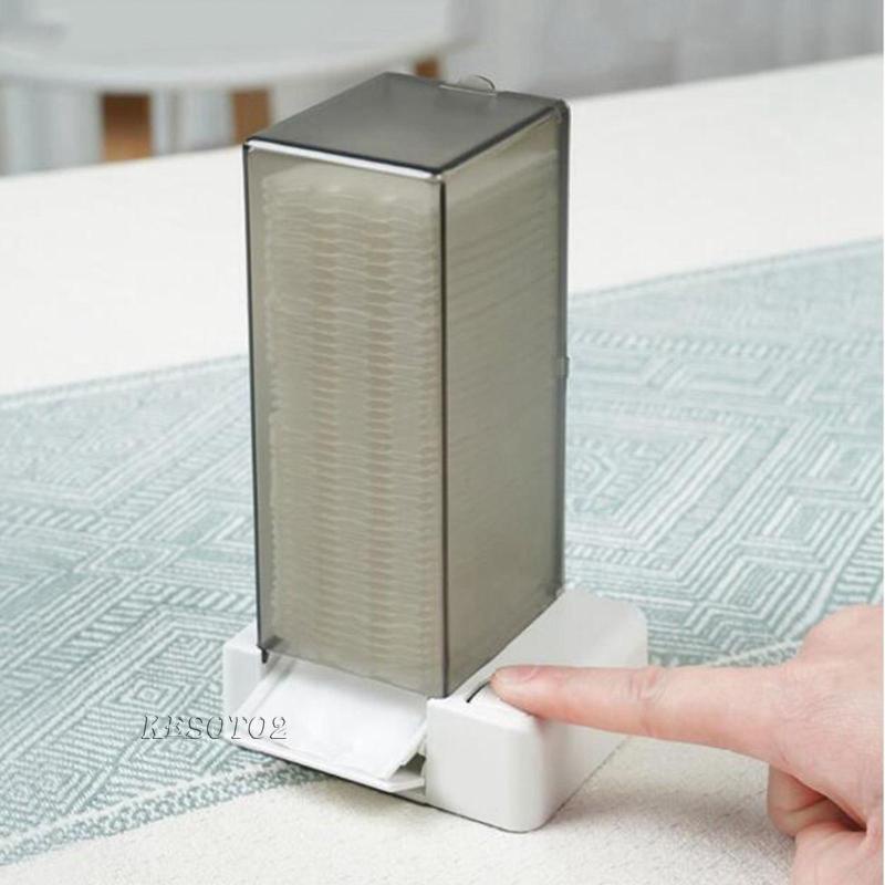 Hộp Đựng Bông Tẩy Trang Tự Động Chống Bụi Kesoto2