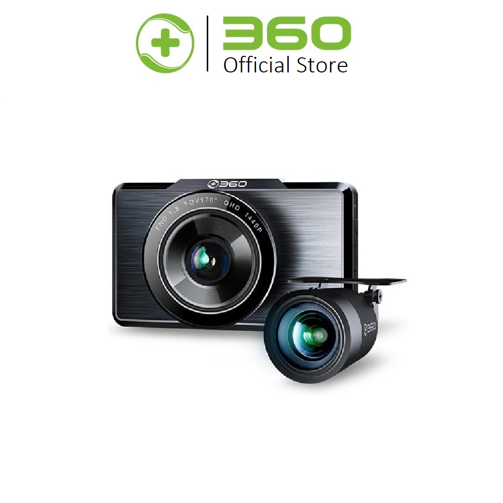 Camera hành trình Qihoo 360 G500H 2K 2560p GPS Ghi hình 2 camera trước sau