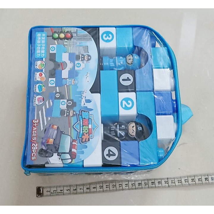 TÚI ĐỒ CHƠI LEGO CẢNH SÁT CHO BÉ