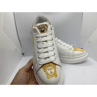 [NEW - FULL BOX] - Giày Da VERSACE Nam Trắng - Thời Trang Cao Cấp - Sành Điệu - Hot Trend
