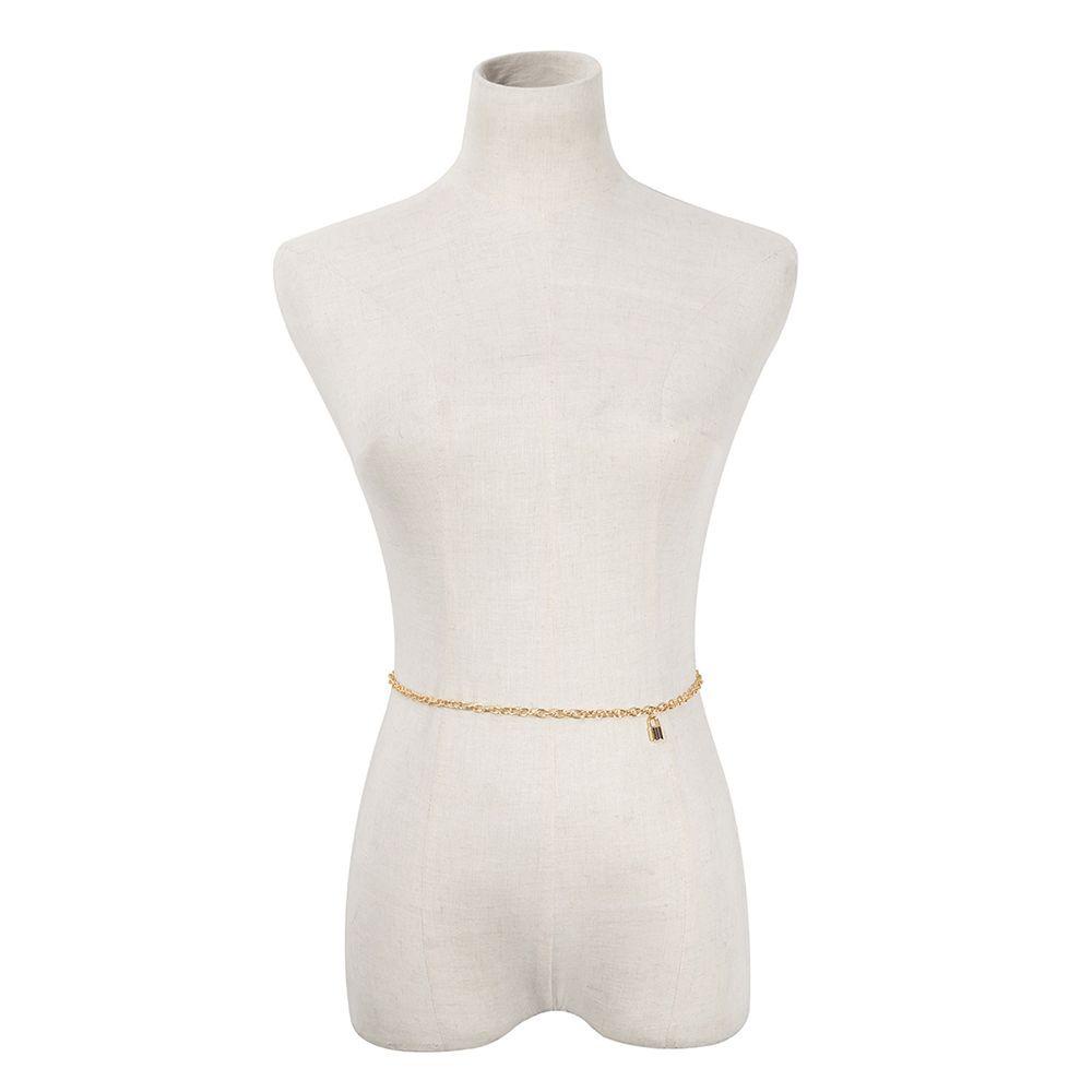 Thắt Lưng Dây Xích Khóa Cài Đơn Giản Phong Cách Punk Hip Hop Cho Nữ