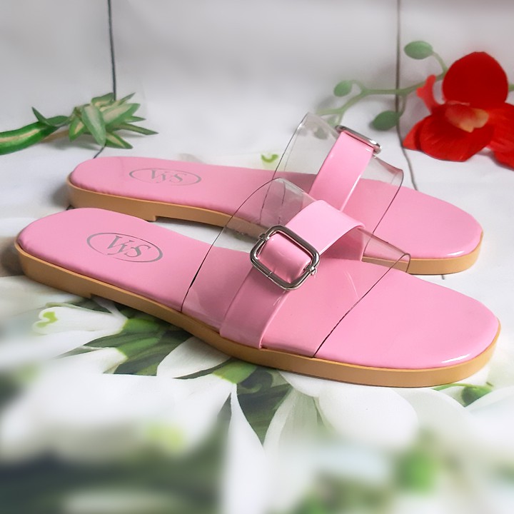 Dép lê bệt nữ quai ngang khóa vuông thời trang VYS TA3651 (Nhiều màu)