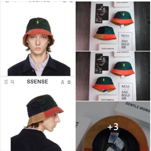 Mũ bucket (nón POLO) thời trang phối màu cá tính