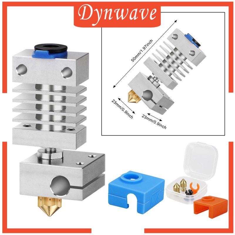 [DYNWAVE] All Metal Hot End Kit for Creality CR-10 CR-10S CR-10-S5 CR-10 MINI Ender 2 Ender 3 Pro Ender 5, This is Metal Conversion Kit for Creality printers