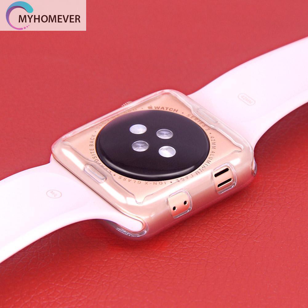 Vỏ Bọc Tpu Mềm Trong Suốt Cho Đồng Hồ Thông Minh Apple Watch Series 2 / 3