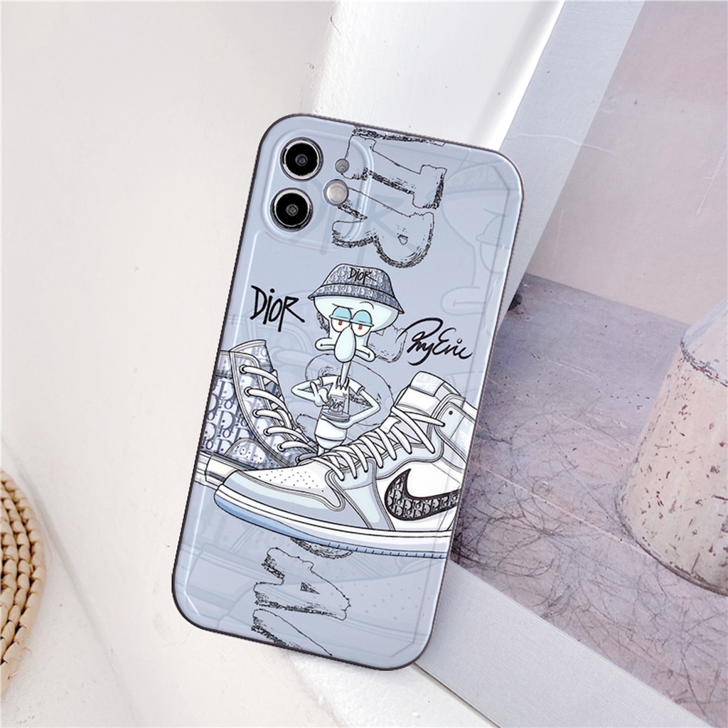 Ốp lưng iphone Gray Cartoon bóng cạnh vuông 6/6plus/6s/6splus/7/7plus/8/8plus/x/xr/xs/11/12/13/pro/max/plus/promax