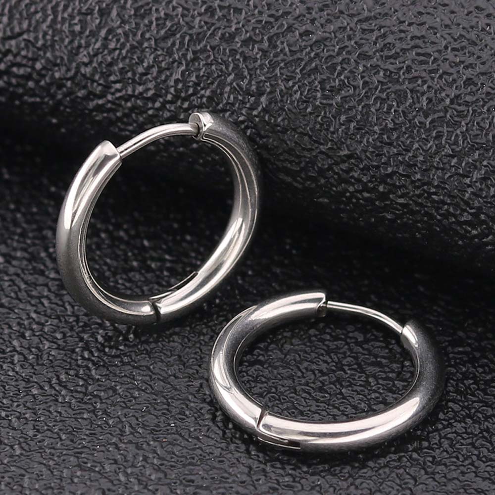 MXGOODS Unisex 1 Pair Accessories For Men Women Jewelry Hoop Earrings