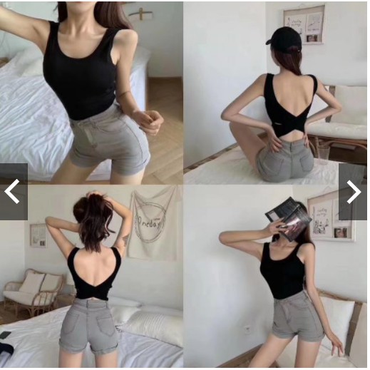 Áo Bra Áo Tập-Áo Ba Lỗ chéo lưng sành điệu 290 | BigBuy360 - bigbuy360.vn