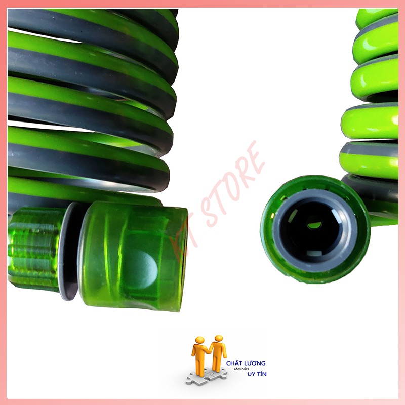 Bộ vòi xịt rửa đa năng 7 chế độ phun, co giãn, dạng xoắn (UNIGAWA) (10-15m)