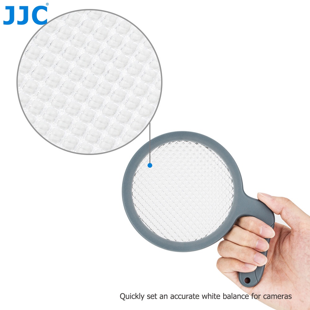 JJC Bộ Lọc Cân Bằng Trắng Cho Ống Kính Máy Ảnh Đa Năng 37-95mm, Bộ Nhanh Chóng Thiết Lập Cầm Tay Tính Chính Xác Cân Bằng Màu Trắng Tùy Chỉnh Bộ Kiểm Tra Cho Máy Ảnh Không Gương Lật &amp; SLR Chụp Ảnh