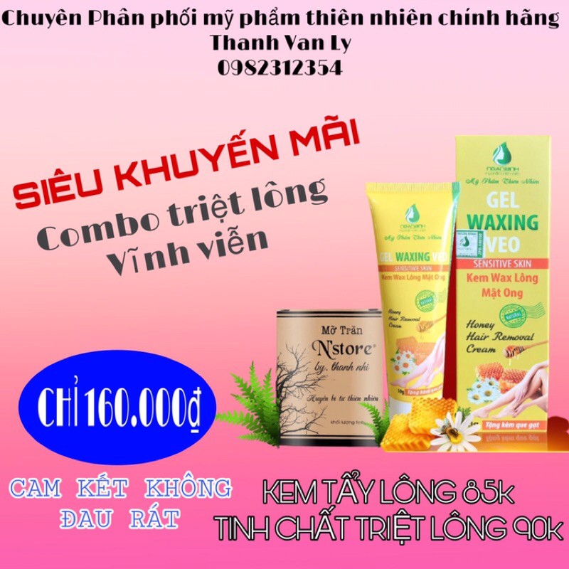 KEM TẨY LÔNG WAXING Veo + TINH CHẤT TRIỆT LÔNG | BigBuy360 - bigbuy360.vn