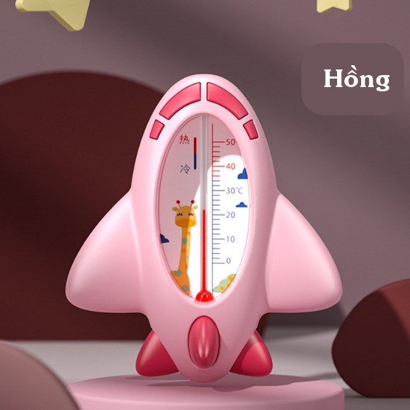 Nhiệt kế hình máy bay đo nhiệt độ nước tắm cho bé
