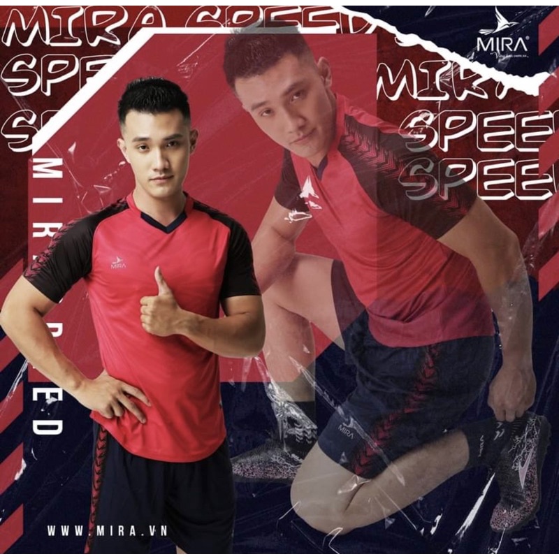BỘ QUẦN ÁO ĐÁ BANH, QUẦN ÁO ĐÁ BÓNG MIRA SPEED CHẤT VẢI CỰC ĐẸP