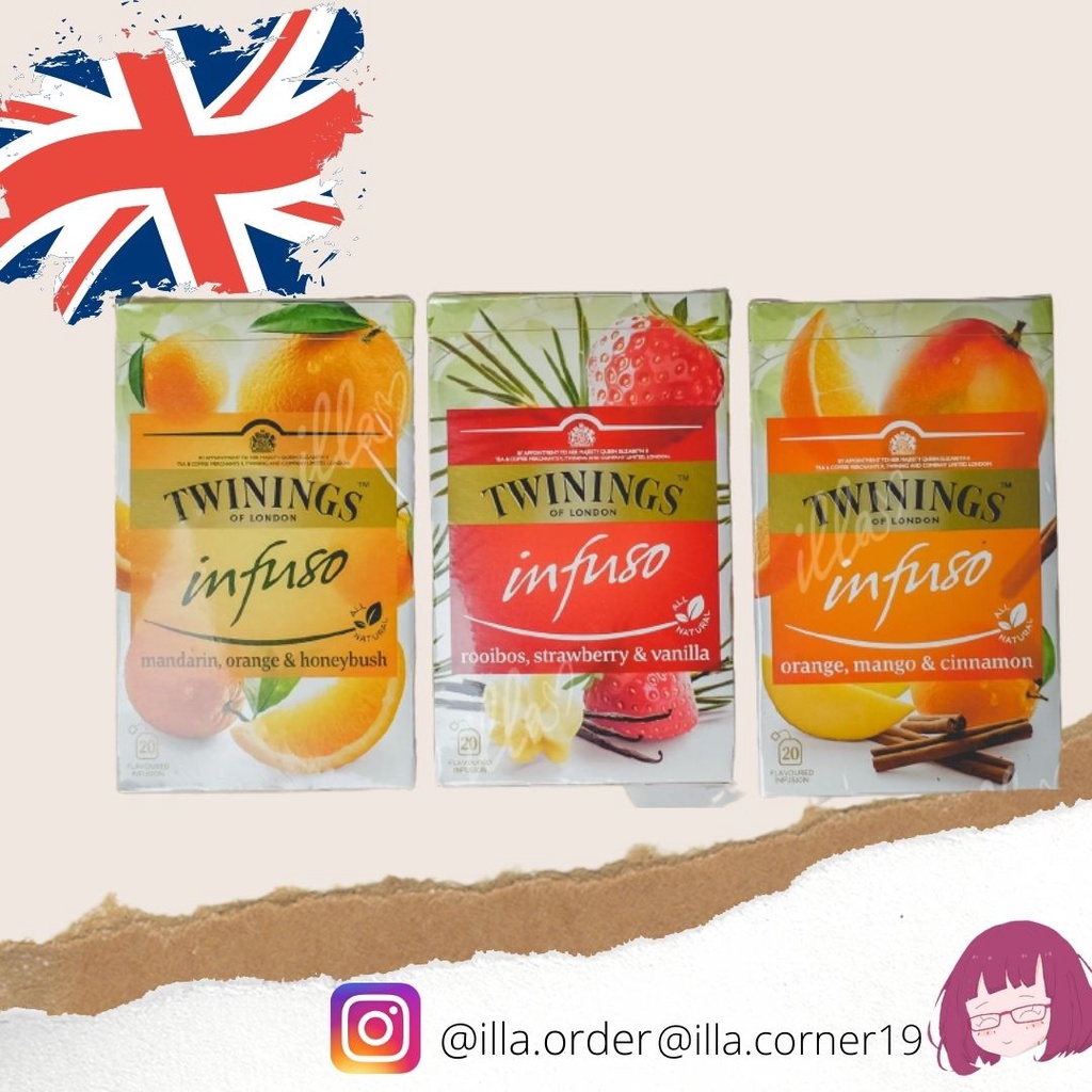 [BILL UK] Trà Twinings hoa quả blend