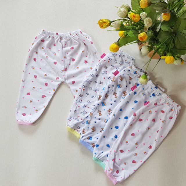 10 Quần dài sơ sinh hình bình sữa