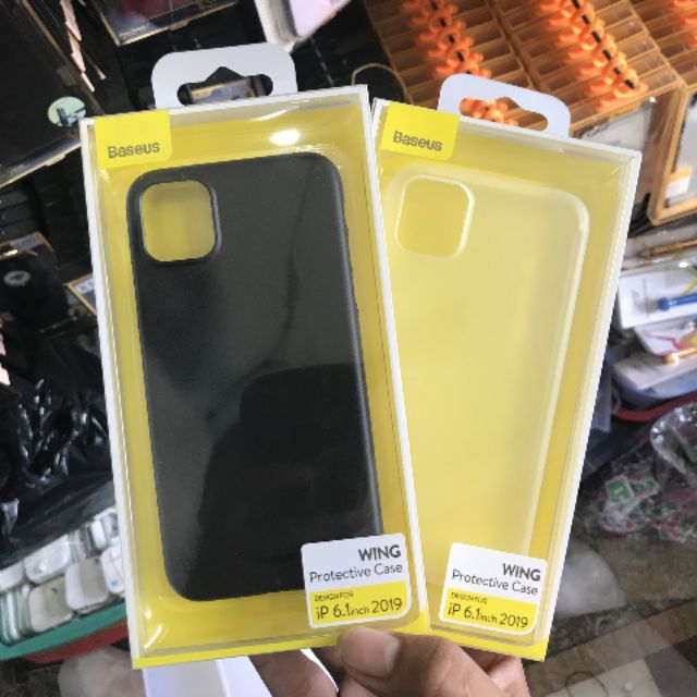 Ốp lưng siêu mỏng iphone 11 6.1 inch 2019 chính hãng baseus chống bám vân tay