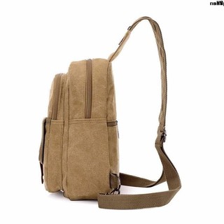Túi Đeo Chéo Vai Đa Năng Bằng Vải Canvas Tiện Dụng Cho Nam Và Nữ