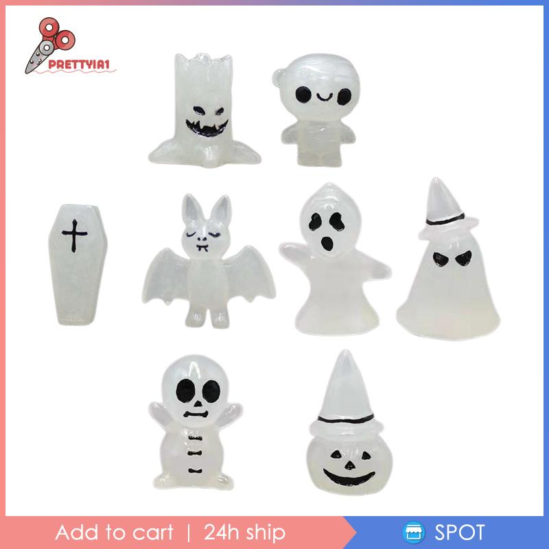 Set 1 / 8 Quả Bóng Dạ Quang Trang Trí Halloween