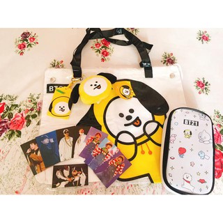 SHOULDER BAG BT21 ( Túi Tote Trong Suốt ) 2 in 1