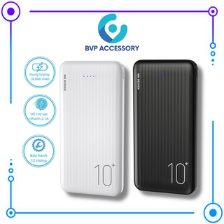 Sạc dự phòng 10000mah WK DESIGN WP129 cục xạc sạc dự phòng chính hãng 2 cổng sạc nhanh – BVP ACCESSORY