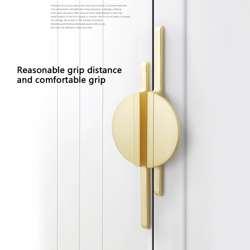 Tay Nắm Ngăn Kéo Tủ Hình Bán Nguyệt Dễ Lắp Đặt Tiện Dụng