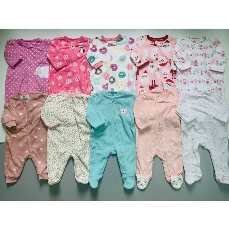 {Size 0-3M} Body nỉ cho bé 3-5kg