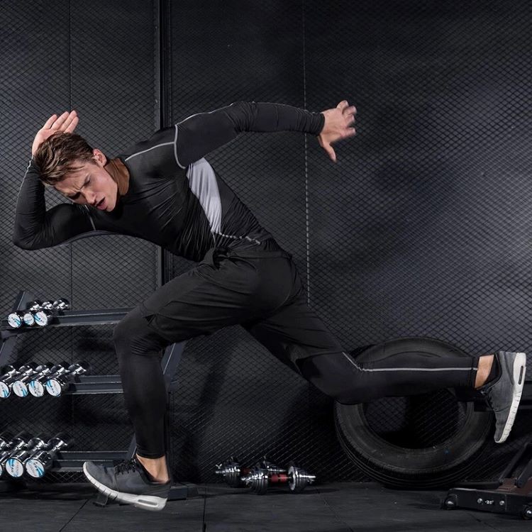 Quần tập gym nam dáng dài quần giữ nhiệt chơi thẻ thao cao cấp | BigBuy360 - bigbuy360.vn