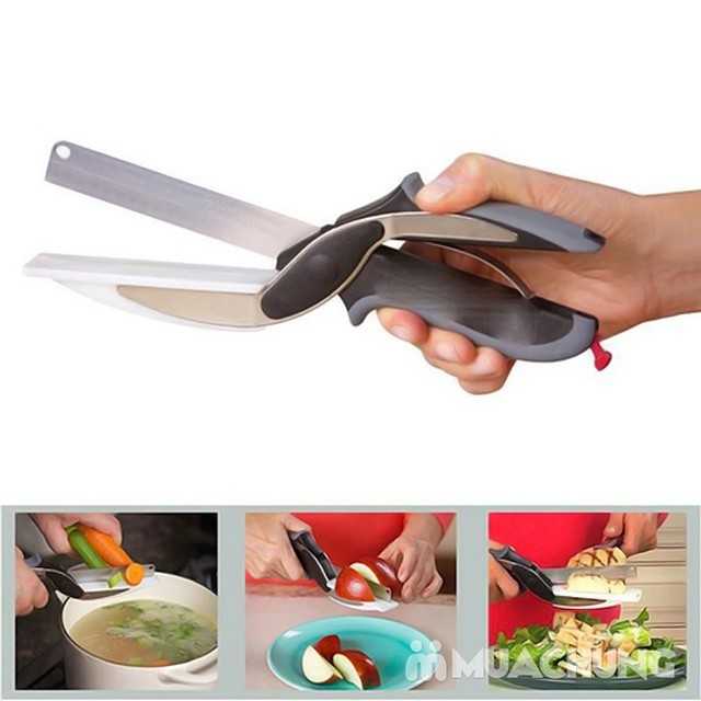 Kéo Thông Minh 3 IN 1 Thay Thế Cho Cả Dao Và Thớt