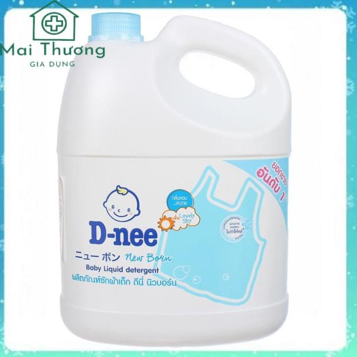 Nước Giặt Dnee Nhập Khẩu Thái Lan Chính Ngạch Bởi Cty Đại Thịnh-3000ml -Team Nhãn Phụ