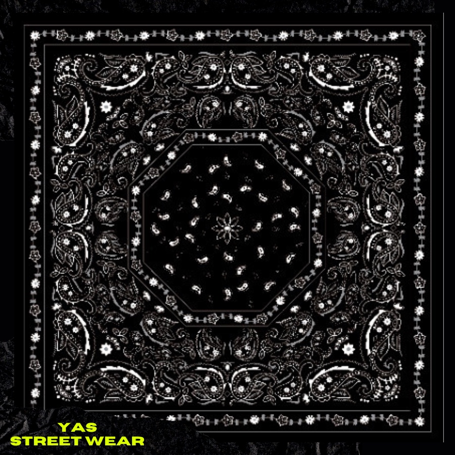 Khăn bandana lụa, khăn turban lụa cao cấp KHÔNG ĐƯỜNG MAY GẤP MÉP phong cách streetstyle khăn lụa vuông 60x60