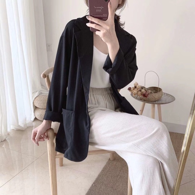 Áo blazer đũi mềm | BigBuy360 - bigbuy360.vn