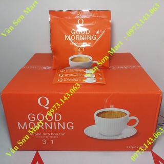 Thùng cà phê sữa good morning trần quang 21 bịch 480g 24 gói 20g - ảnh sản phẩm 1