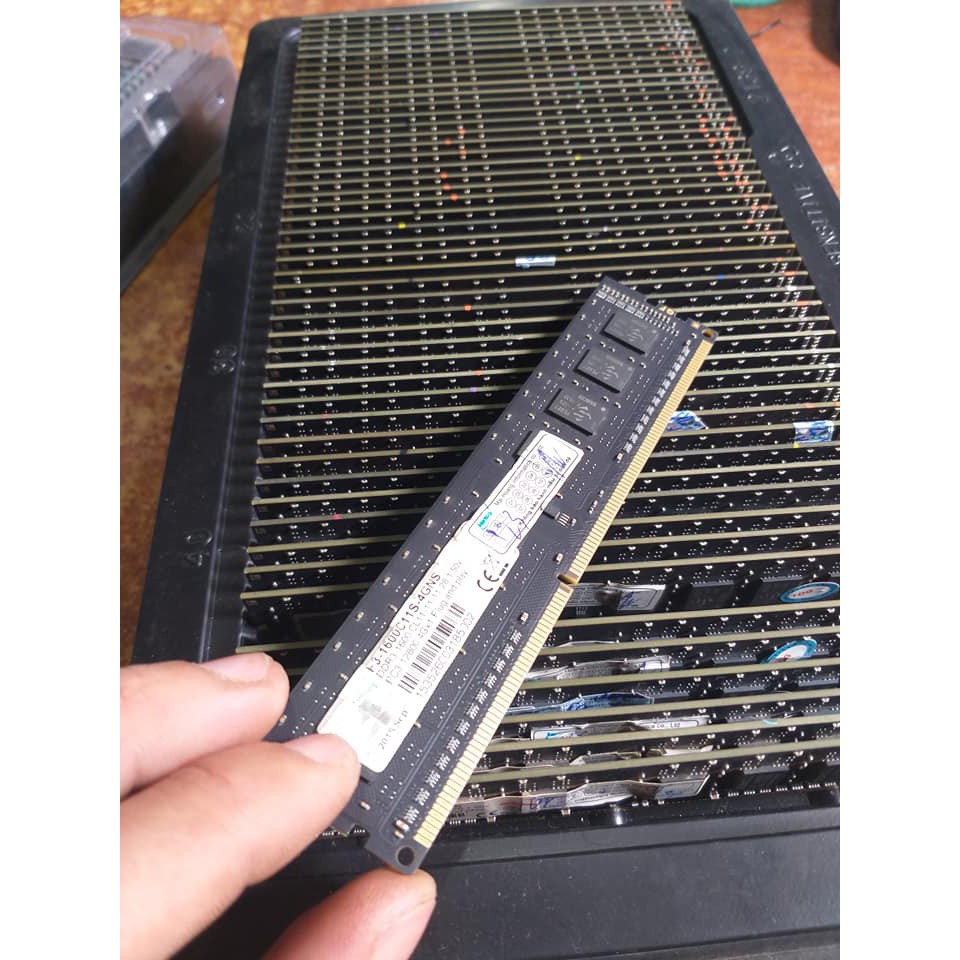 Bán ram pc ddr3 4g bus 1600 g.skill