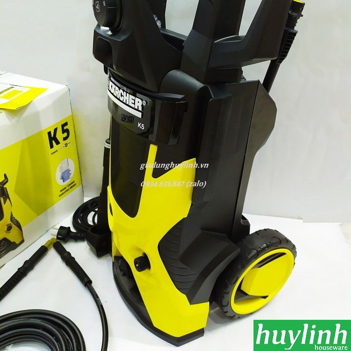 Máy rửa xe Karcher K5 EU - Tặng dung dịch karcher 1 lít - Made in Italy - 2100W - Chính Hãng