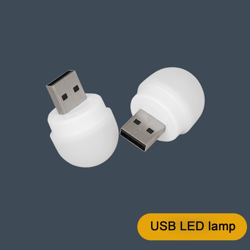 Đèn LED Tròn Cổng USB Gắn Máy Tính Di Động Cho Trường Mẫu Giáo