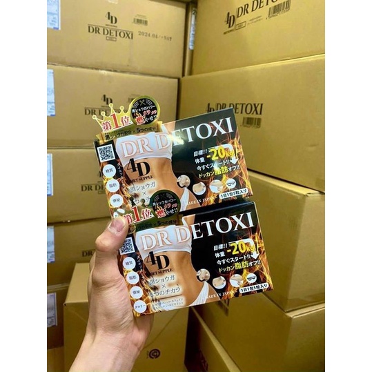 VIÊN 4D DR.DETOXI GIẢM 20KG SIÊU HOT CỦA NHẬT - 8597