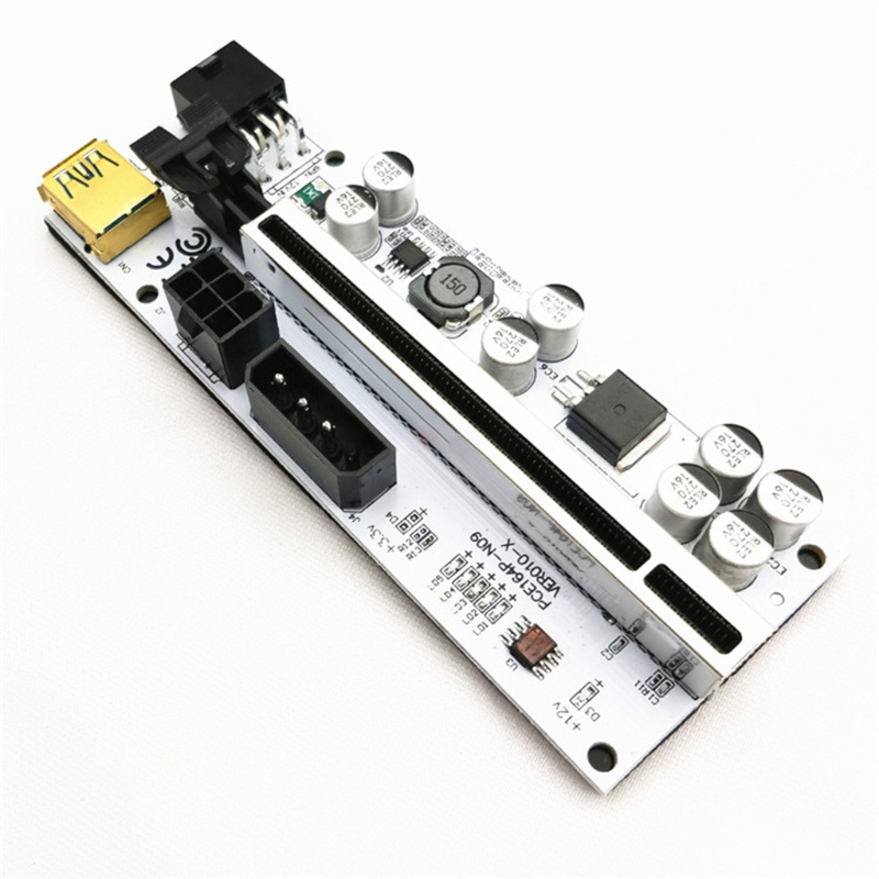 Set 5 thẻ mở rộng cho Bitcoin ETH Mining Ver010 -X GPU 16X sang 1X 6PIN 60cm USB3.0 | BigBuy360 - bigbuy360.vn