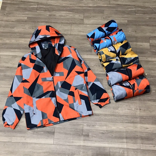 ÁO KHOÁC DÙ UNISEX FORM RỘNG 3D CỰC ĐẸP