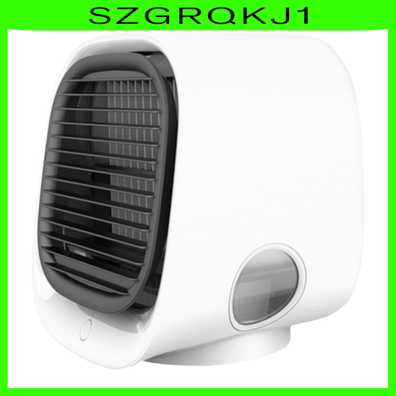 Ready Stock  Portable Air Cooler Fan Desktop Cooling Air Conditioner Humidifier  Green